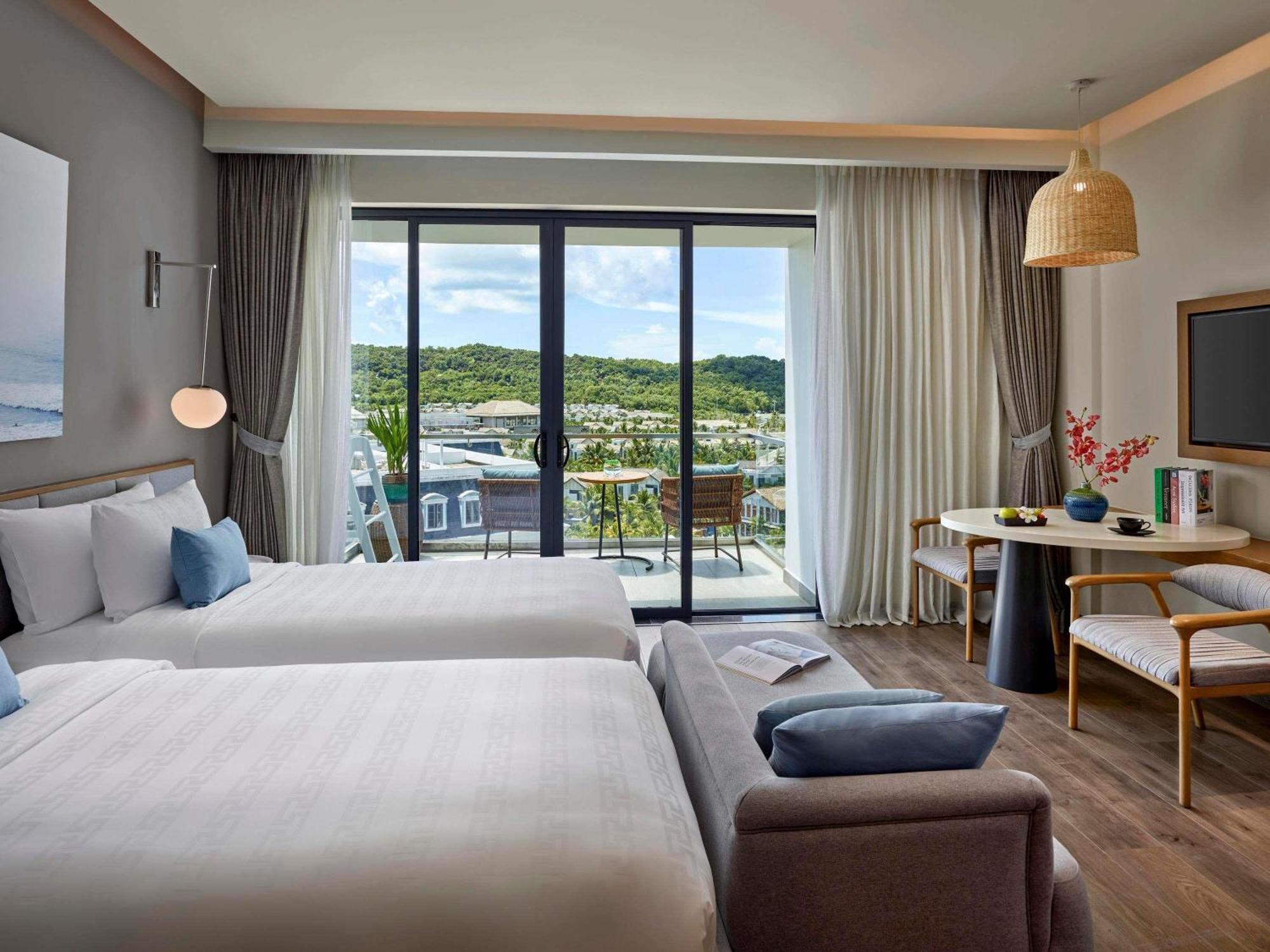 Standaard Tweepersoonskamer met 2 Aparte Bedden en een Balkon