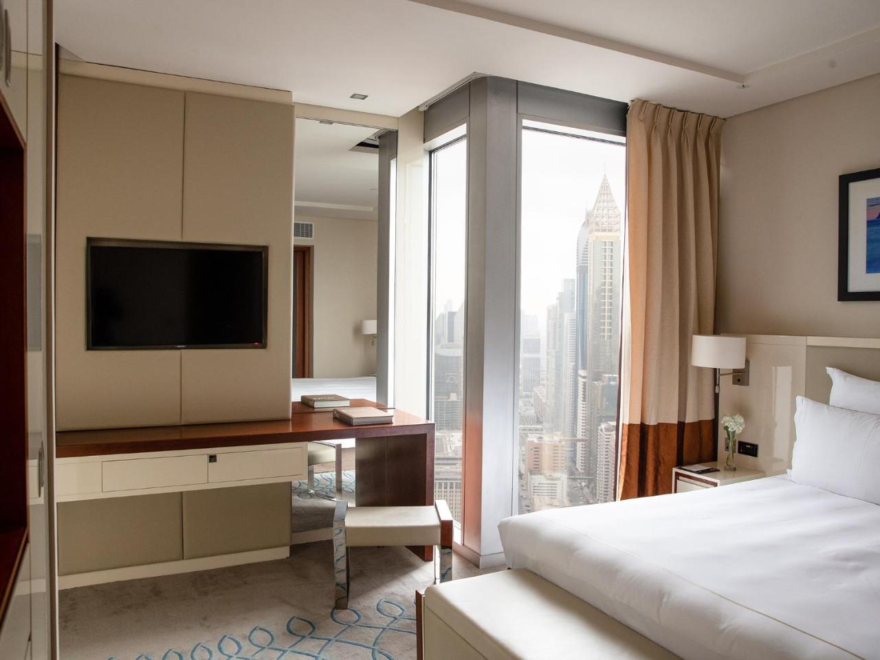 Junior Suite met panoramisch uitzicht op de skyline, directe verbinding naar het Museum of The Future, gratis ontbijt, afternoon tea van topkwaliteit, drankjes in de avonduren, lichte versnaperingen en hapjes