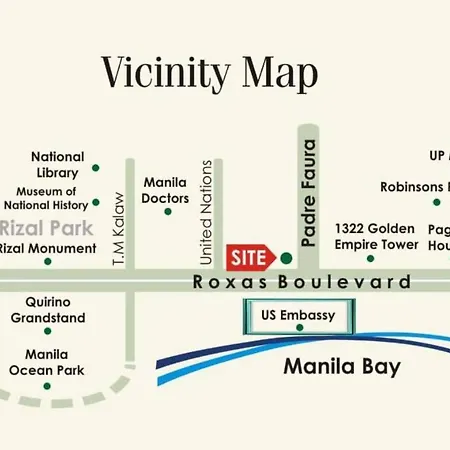 Grand Riviera Suites Comfy Condo Near Us Embassy Manila Bay Roxas Blvd Ermita Manila-3