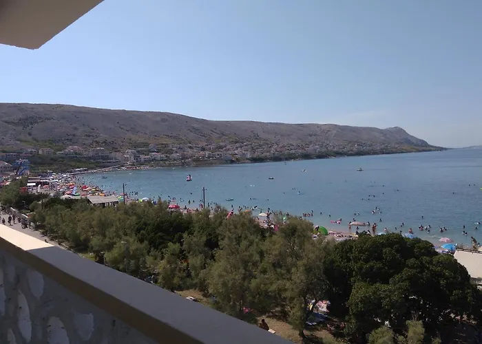Villa Galeb Pag - At The Main Beach