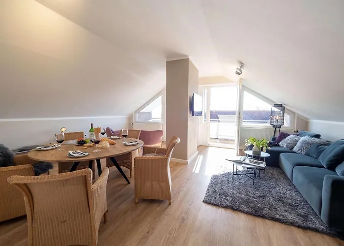 Antares Spiekerooger Gästehaus-Penthouse mit Blick aufs Wattenmeer - Wohnung 9