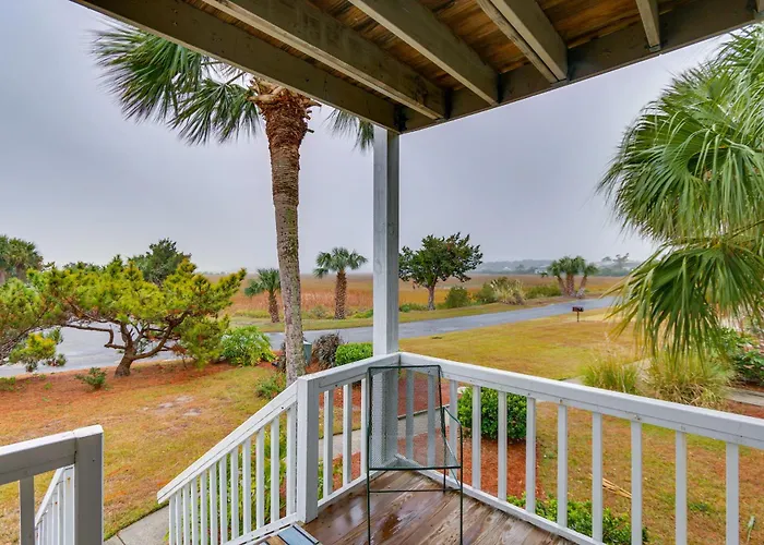 Swim & Relax: St Helena Island Gem W/ Deck!
