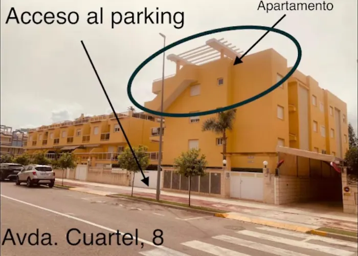 Casa Pixurri Playa de Xeraco SOLO FAMILIAS wifi-aire acondicionado-2 plazas garaje-2 terrazas privadas 16 m2 y 95 m2
