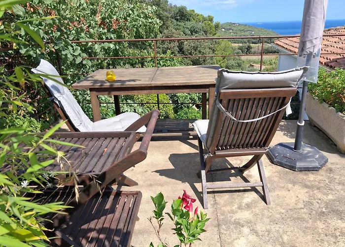ESTUDIO RENOVADO CON BALCON PRIVADO Y COCINA vistas al mar TAMARIU y BEGUR