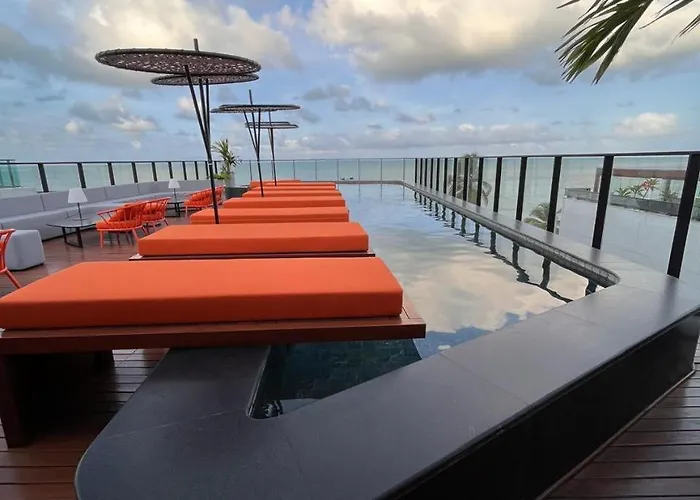 Flat 410 Luxo Com Varanda E Vista Mar L Frente Mar Orla De Cabo Branco I Setai Edition João Pessoa