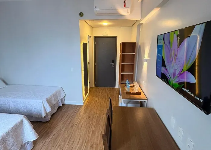 Helbor Stay Gonzaga - Suite Moderna A 5 Min Da Praia