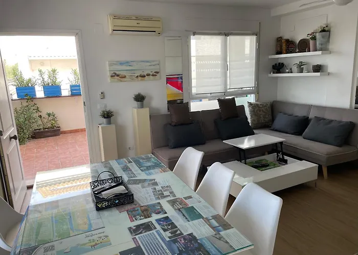 Playa Almarda Corinto, Piscina, Wifi,2 Terrazas, Barbacoa,Tranquilo