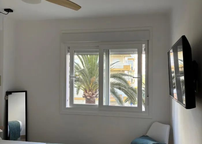 Palmeras en el mar
