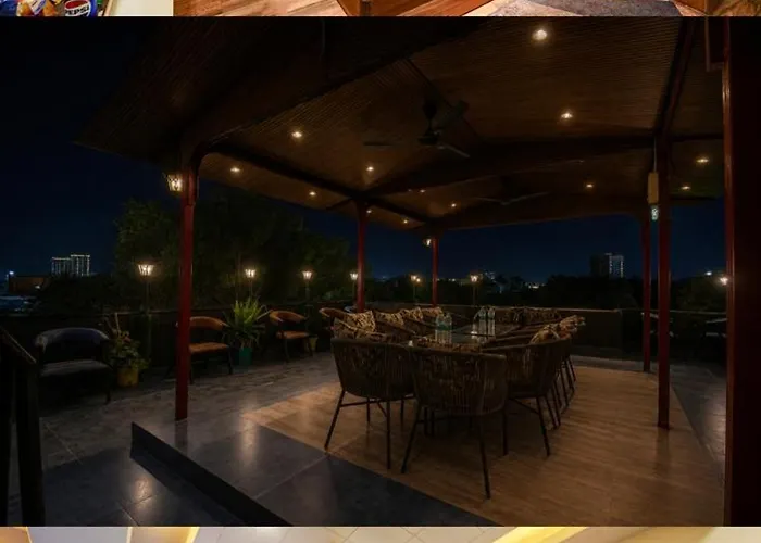 Hotel Le Grand Roof Top Restaurant - Walk-In From Rk Ashram Metro Station New Delhi