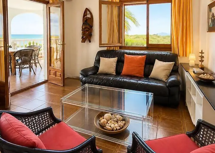 Primera Línea en Xeraco Playa · Terraza y Vistas
